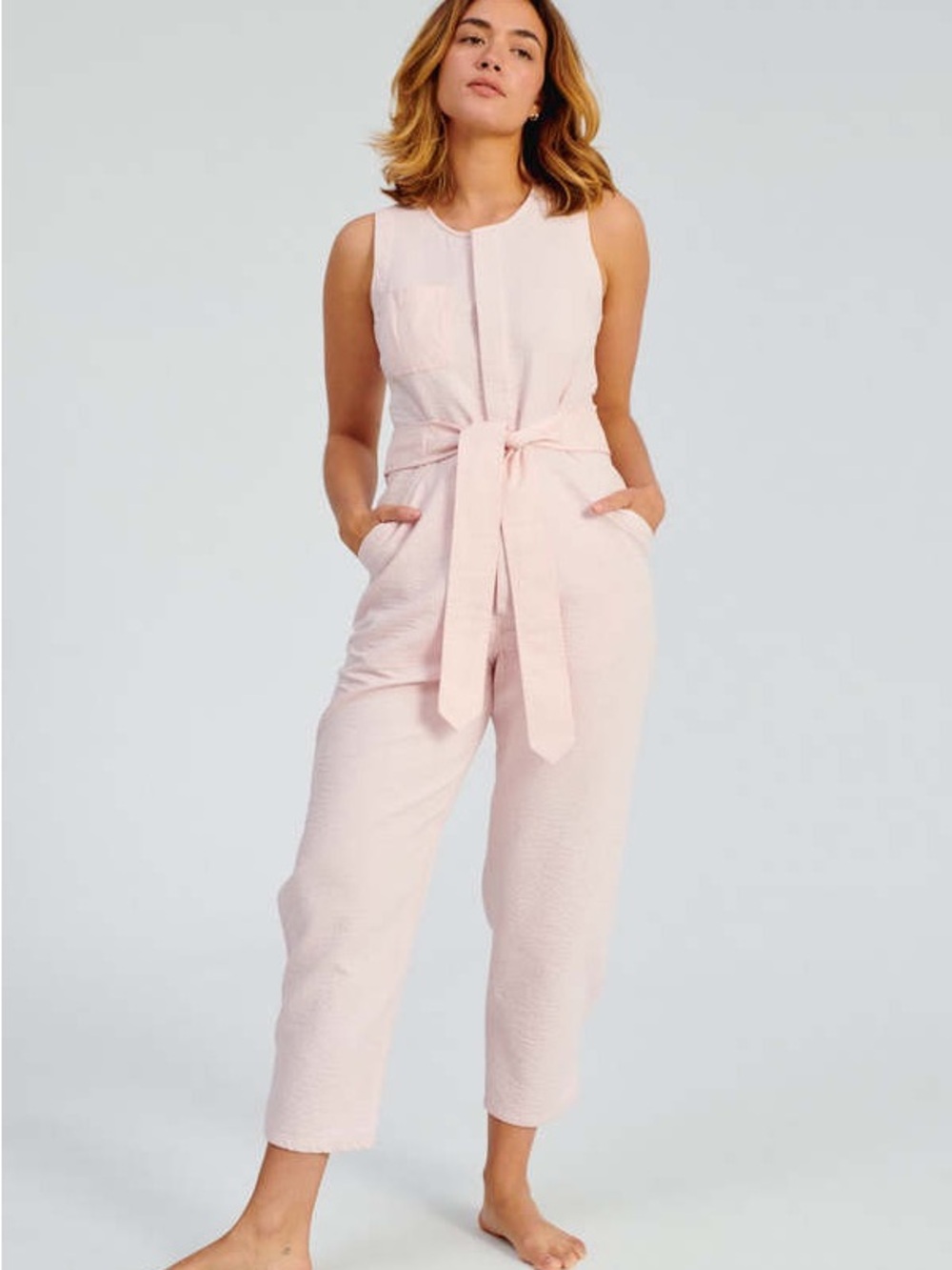 Caron Callahan Bowen Jumpsuit in Pink